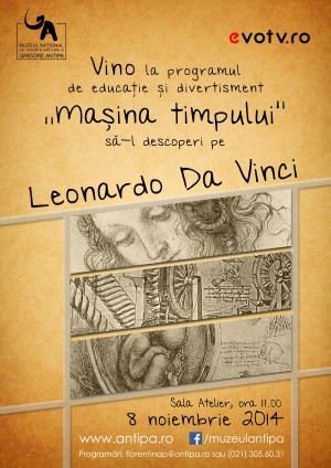 Intalnire cu Da Vinci la Muzeul Antipa